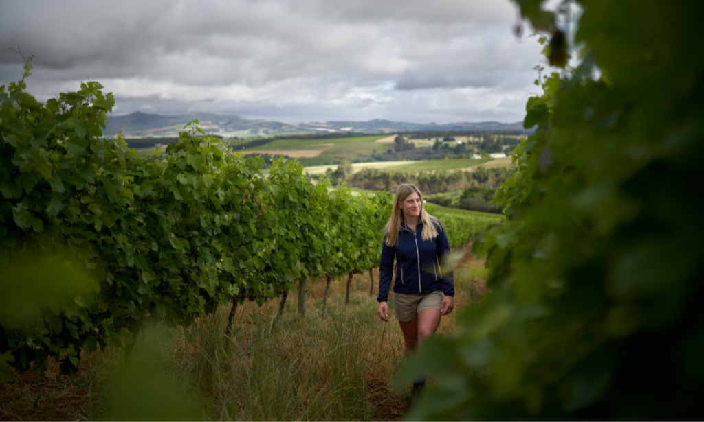 Ernie Els assistant winemaker Shannon Burger